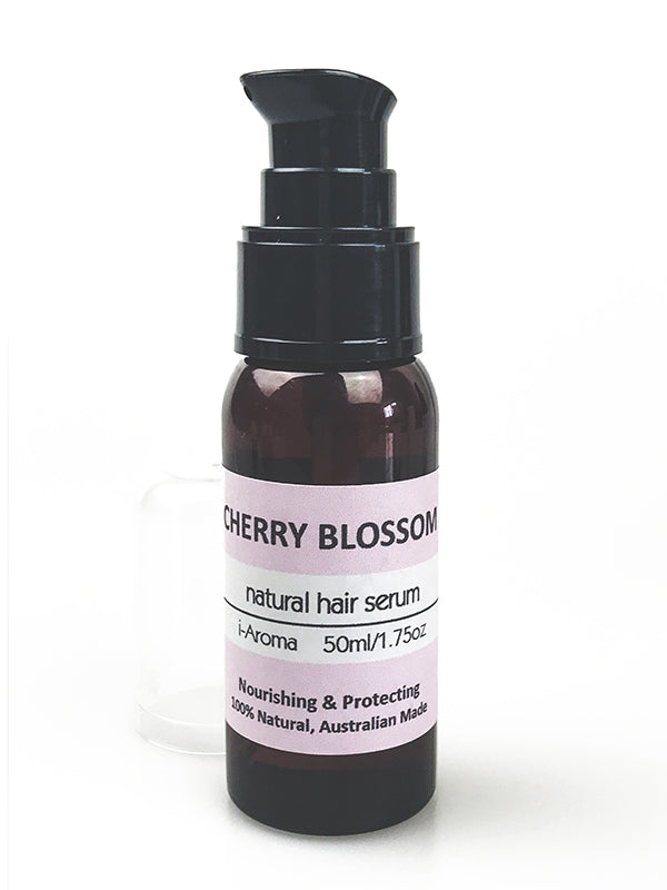 Cherry Blossom scented Natural Hair Serum made in Tasmania