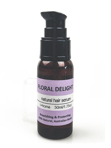Natural Hair Serum scented with Lavender and musk. Made in Tasmania, Australia by i-Aroma