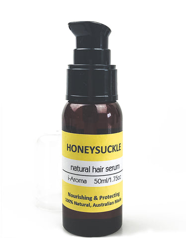 Honeysuckle scented Natural Hair Serum made by i-Aroma in Tasmania Australia