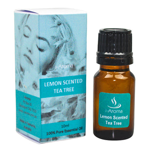 Pure Australian Lemon Scented Tea Tree Oil - strong and fresh scent. Great for disinfecting the air, removing bad odours