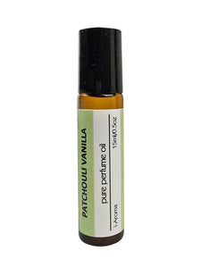 pure patchouli and vanilla perfume oil 15ml roll on 