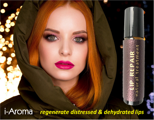 a 100% natural treatment for dry, chapped and peeling lips, i-Aroma