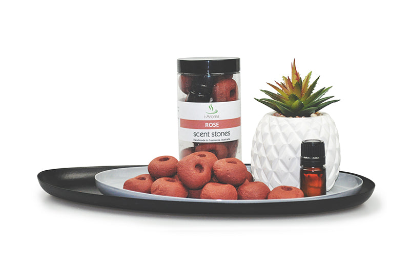 Rose Scent Stones for freshing up and fragrancing small spaces and rooms.
