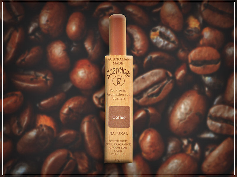 Coffee Scentlogs natural soy wax melts handmade by i-Aroma
