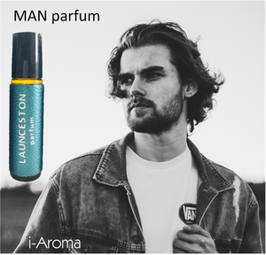 15 ml Launceston MAN Essential Perfume Oil - a 100% natural fragrance designed for the man looking for love. Combining the sweet, oriental floral notes of ylang ylang, the warm and spicy notes of black pepper and ginger on a bed of soft woody-balsamic notes of sandalwood, this alluring scent will attract romance your way. Perfect father's day gift